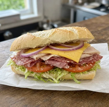 Assorted Sub with salami and cheese